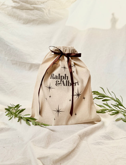 Ralph & Albert organic cotton wash/gift bag